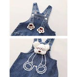 Mustard MadTed Dungaree with Stripes T-shirt, 2 Pcs Clothing Set For Toddlers And Kids