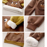 BrownBear 3DEars 2pcs Sherpa Winter Tracksuit Set for Kids