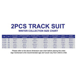 Cream & Brown Dotted Teddy, 2pcs Tracksuit Set for Kids