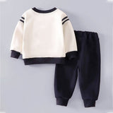 Navy Squirrel Tracksuit Set for Kids