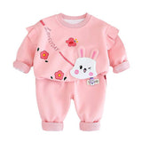 Pink Wink Bunny Tracksuit Set for Kids