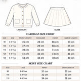 LSB Maroon Heart & Bow Sweater with Fluffy Ruffle Skirt, Winterwear, 2 Pcs Set for Girls