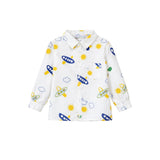 3 Pcs Set,Plane & Sun Shirt,Ted Cardigan & Pants set for Kids