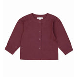 3 Pcs Set,Crochet Cardigan Vest,Maroon Shirt & Navy Frill Pants partywear for Girls