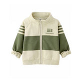 3 Pcs Set, Green Jacket, White T-shirt & Pants with Sling Bag for Kids