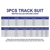 3 Pcs Set, Navy & Cream Tracksuit with and matching Sling Bag for Kids