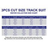 3 Pcs Set,Navy Waistcoat,White Peplum-style Top & Wide Leg Pants partwear set for Girls