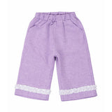 3 Pcs Set Purple Bow Jacket, Shirt & Matching Pants Partywear set for Girls