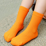 LSB 3pcs Fluoroscent Green, Orange, Yellow Socks set for kids, 2yrs - 5yrs