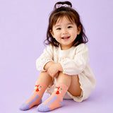 LSB 3pcs Peach, Blue, Pink Animal print Socks set for kids, 1yr - 3yrs