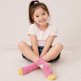 LSB 3pcs Peach, Blue, Pink Animal print Socks set for kids, 1yr - 3yrs