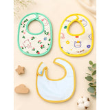 LSB 5PCS Set Woodland assorted Print Soft Muslin Adjustable Button Closure set