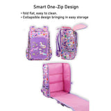 Little Surprise Box,Purple 2d Pop Unicorn Garden School Backpack for Kids,6yrs - 10yrs