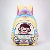 LSB Blue Girl Car Ride Backpack for Toddlers & Kids