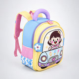LSB Blue Girl Car Ride Backpack for Toddlers & Kids