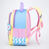 LSB Blue Girl Car Ride Backpack for Toddlers & Kids