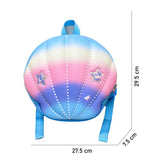 Little Surprise Box,Mini Size Blue Shell Nursey and Early school Backpack for Pre toddlers, 2 years - 5years