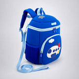 LSB Blue Plane Soft Neoprene Backpack for Toddlers & Kids,3yrs to 5yrs