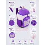 LSB Butterfly Soft Neoprene Backpack for Toddlers & Kids, 3yrs to 5yrs