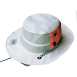 Little Surprise Box,Cream Safari Hat Shape Casual Mini size Outdoor/Beach Sling Bag for Kids