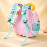 LSB Mini Pink & Blue Butterfly toddlers Backpack for nursery school and travel
