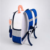 LSB Roar Blue Orange Dino Backpack for Toddlers & Kids