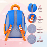 LSB Orange Blue Donut Backpack for Toddlers & Kids