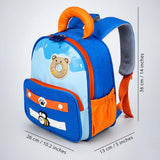 LSB Orange Blue Donut Backpack for Toddlers & Kids