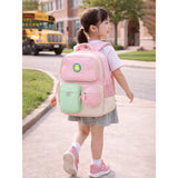 LSB Pink & Mint 3 different pocket style school backpack for older kids & Adults