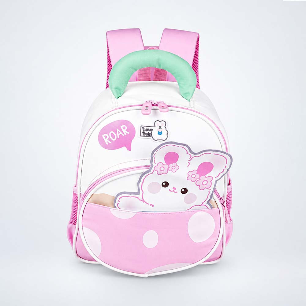 LSB Roar Pink Cat Backpack for Toddlers & Kids