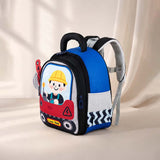 LSB Red 3D 3d Trucker Baby Backpack for Toddlers & Kids
