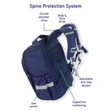 Little Surprise Box,Shimmer Geometric Blue Dino School Backpack for Kids,6yrs - 10yrs