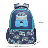 Little Surprise Box,Monster Truck School Backpack for Kids, 5yrs - 10 yrs