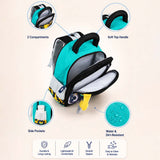 LSB Yellow 3D 3d Trucker Baby Backpack for Toddlers & Kids