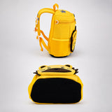 LSB Yellow 3D Lion Face Soft Neoprene Backpack for Toddlers & Kids, 3yrs - 5yrs