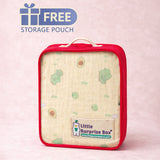 LSB Green Dino & Avocado, Super Soft Breathable Pure Muslin Cotton Blanket for Newborns & Infants with free storage pouch