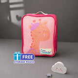 LSB Giraffe Star Catcher Super Soft Muslin Cotton Blanket for Newborns & Infants with Free Storage Pouch