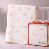 LSB Berry Wooland Theme Soft Quilted Cotton Winter Wrapper with Hood for Newborn & Infants with Free storage Pouch