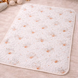 LSB Berry Wooland Theme Soft Quilted Cotton Winter Wrapper with Hood for Newborn & Infants with Free storage Pouch