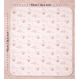 LSB Berry Wooland Theme Soft Quilted Cotton Winter Wrapper with Hood for Newborn & Infants with Free storage Pouch