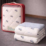 LSB Grey Car Theme Soft Cotton Winter Wrapper with Hood for Newborn & Infants with Free storage Pouch