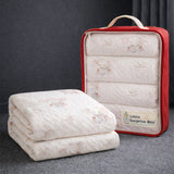 LSB Superhero Elephant Theme Soft Quilted Cotton Winter Wrapper with Hood for Newborn & Infants with Free storage Pouch