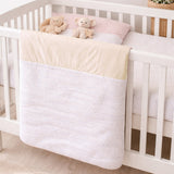 LSB Small Leaves Theme Soft Cotton Winter Wrapper with Hood for Newborn & Infants with Free storage Pouch