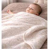 LSB Peach Soft Quilted Cotton Winter Wrapper with Hood for Newborn & Infants with Free storage Pouch