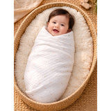 LSB Peach Soft Quilted Cotton Winter Wrapper with Hood for Newborn & Infants with Free storage Pouch