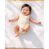 LSB Peach Soft Quilted Cotton Winter Wrapper with Hood for Newborn & Infants with Free storage Pouch