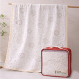 LSB Wreath Wooland Theme Soft Quilted Cotton Winter Wrapper with Hood for Newborn & Infants with Free storage Pouch