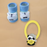 LSB 15 pcs Blue Blessed Home cane basket Newborn Hamper/Gift Box for Baby Boy, 0-6 months