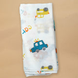 LSB 15 pcs Blue Blessed Home cane basket Newborn Hamper/Gift Box for Baby Boy, 0-6 months