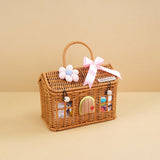 LSB 15 pcs Pink Blessed Home Newborn Hamper/Gift Box for Baby Girl